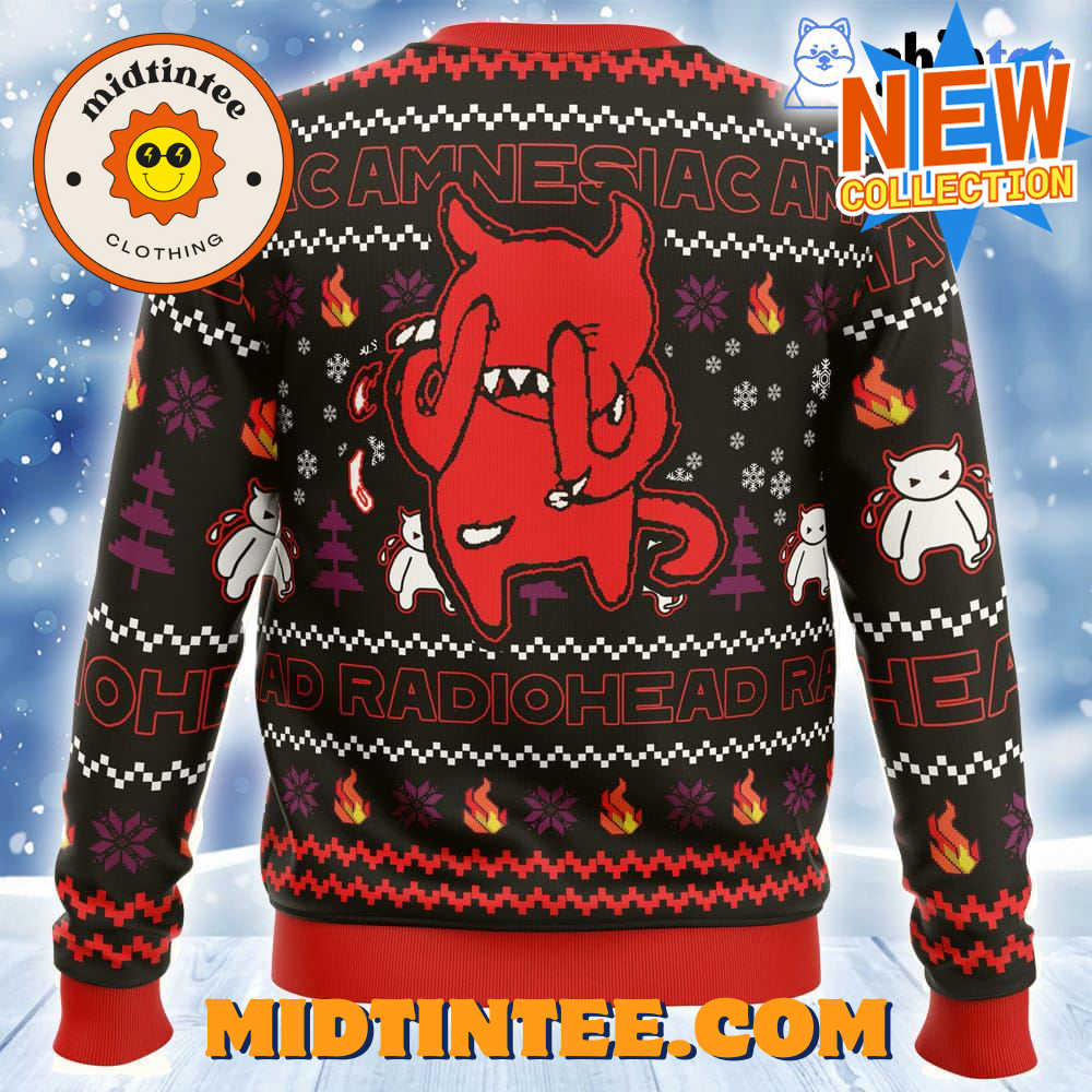 Amnesiac Radiohead Ugly Christmas Sweater