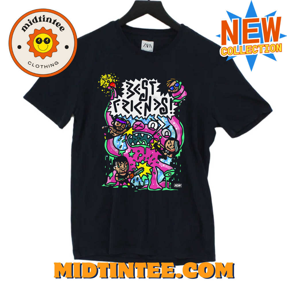 Best Friends Kris Statlander Orange Cassidy – Intergalactic Planetary T-shirt