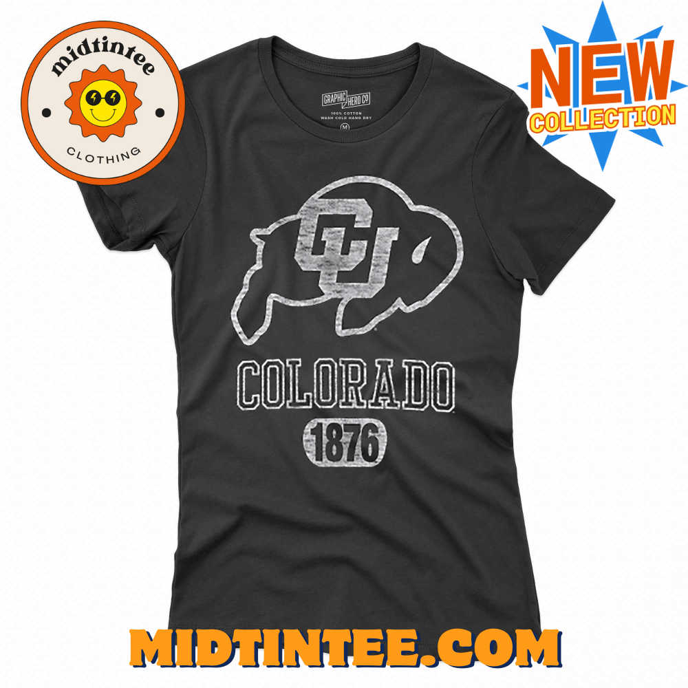 Colorado Buffaloes ’47 1876 Primary Logo Franklin T-shirt