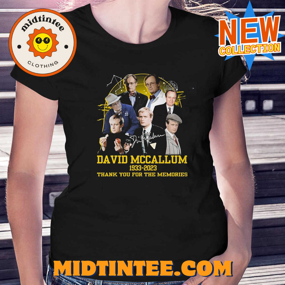 David Mccallum 1933 – 2023 Thank You For The Memories T-shirt