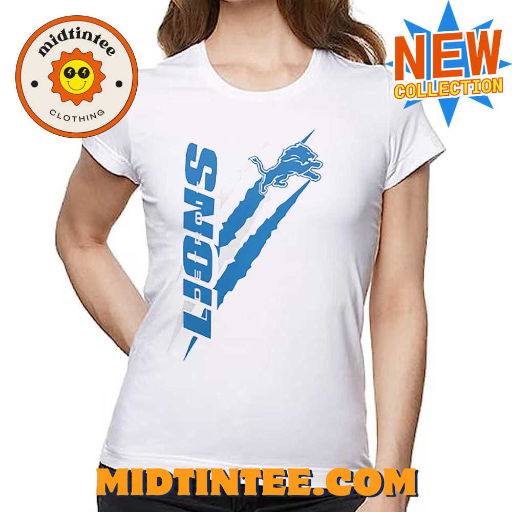Detroit Lions Starter Color Scratch T-shirt