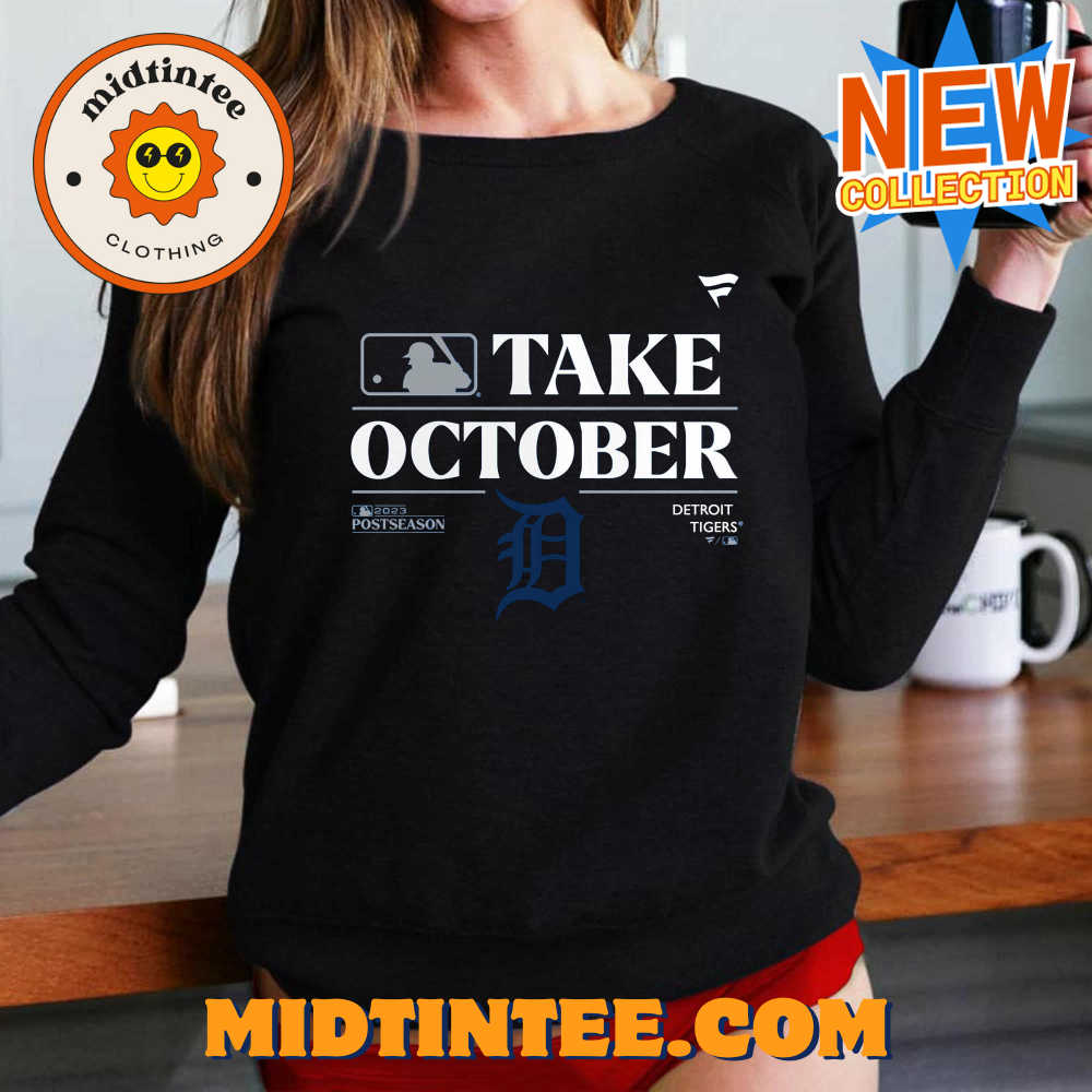 Detroit Tigers Fanatics Branded 2023 Postseason Locker Room T-shirt