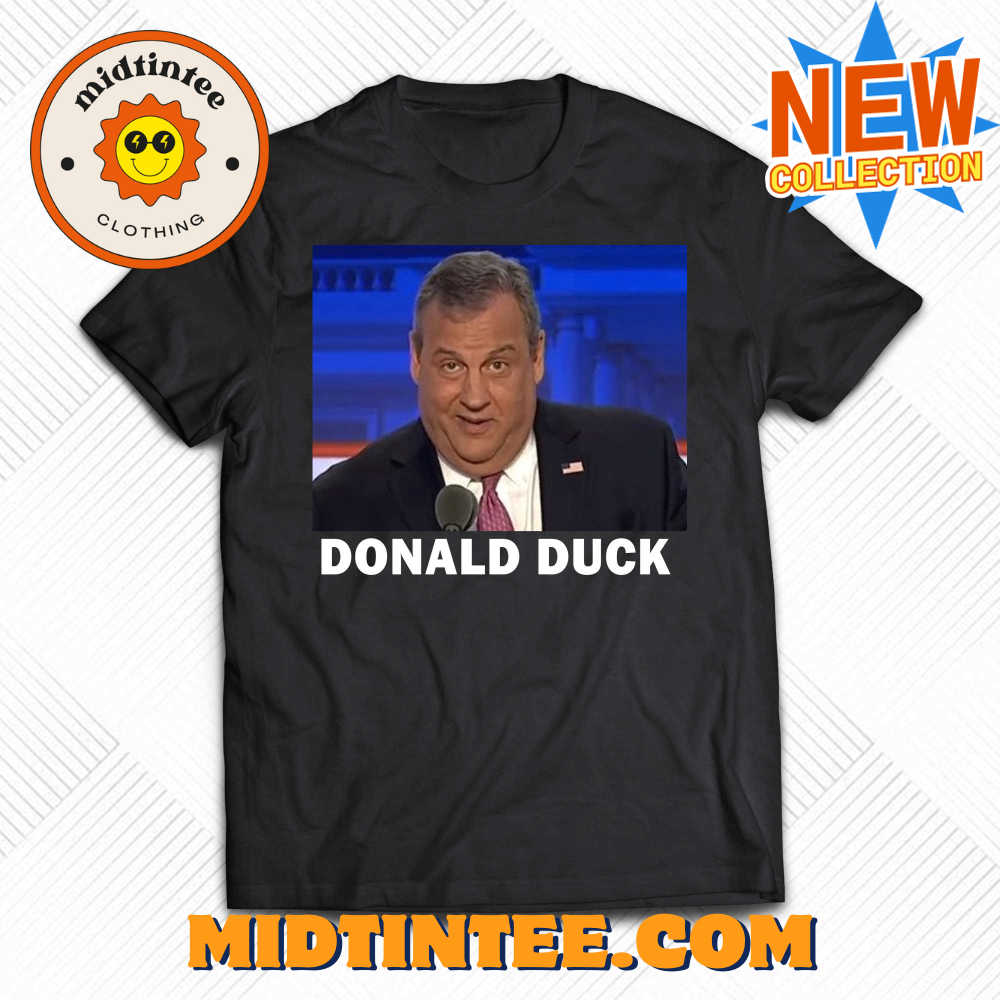 Donald Duck Chris Christie T-shirt