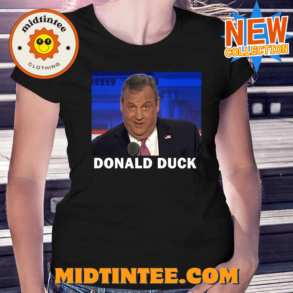 Donald Duck Chris Christie T-shirt
