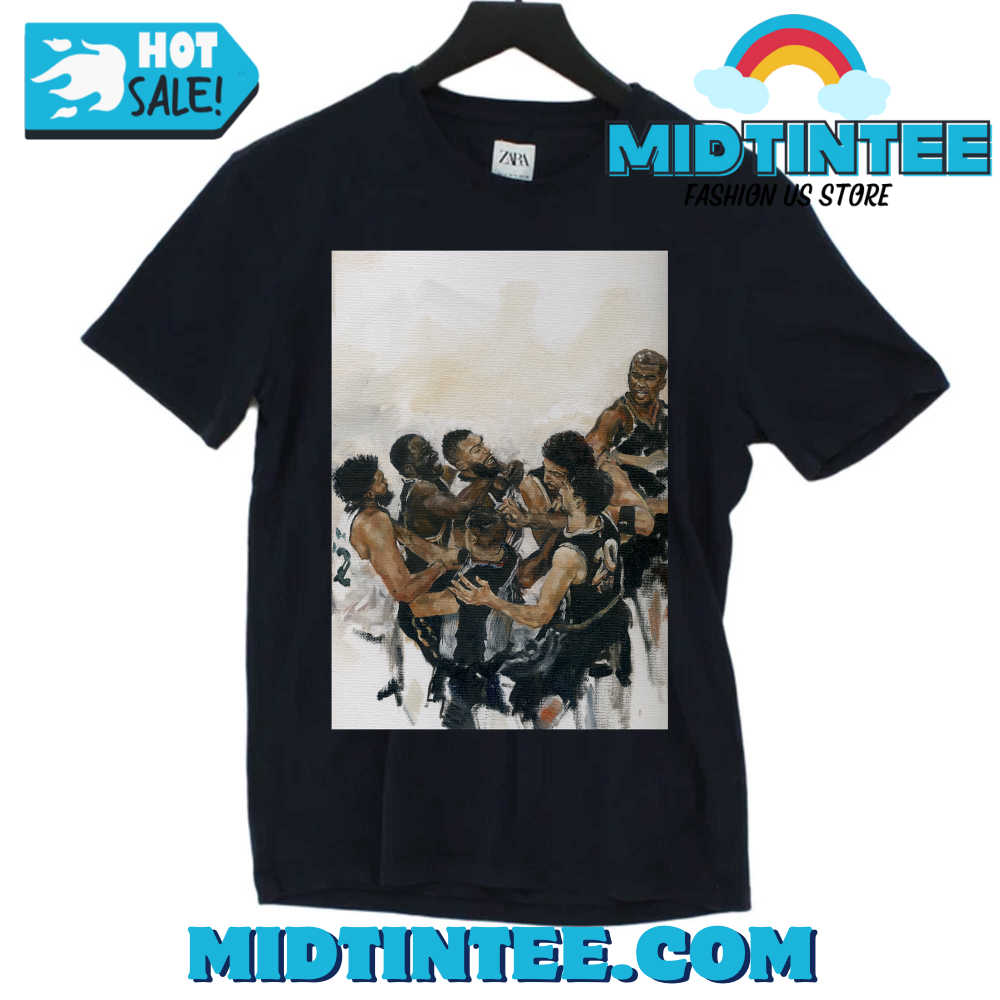 Draymond Green Headlocks Rudy Gobert Paint Shirt