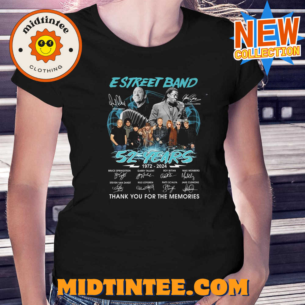 E Street Band 52 Years 1972 – 2024 Thank You For The Memories Unisex T-shirt