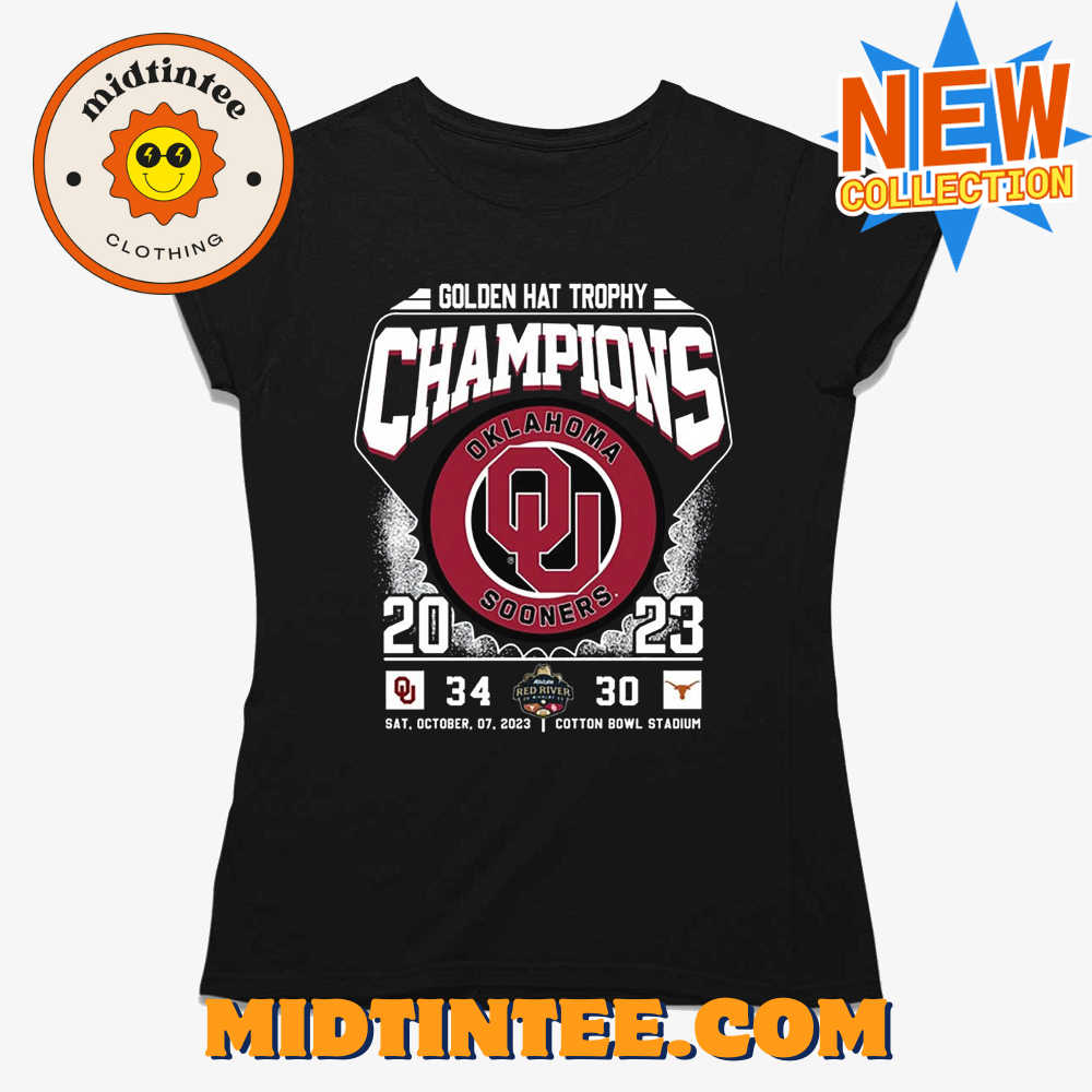 Golden Hat Trophy Champions Oklahoma Sooners 2023 T-shirt