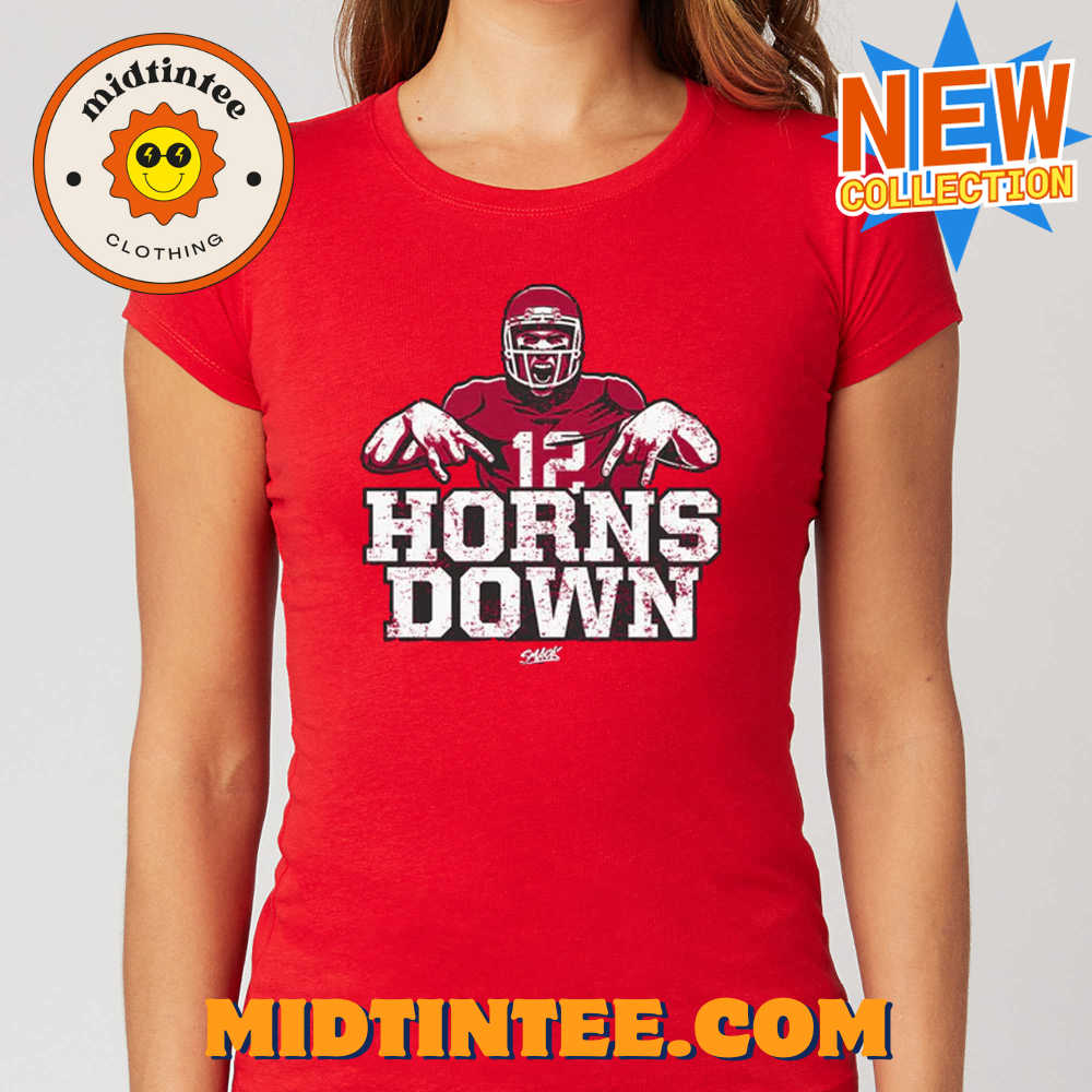 Horns Down T-shirt For Oklahoma College Fans