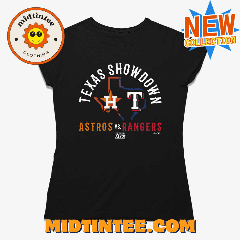 Houston Astros Vs Texas Rangers 2023 Alcs Matchup Texas Showdown T-shirt
