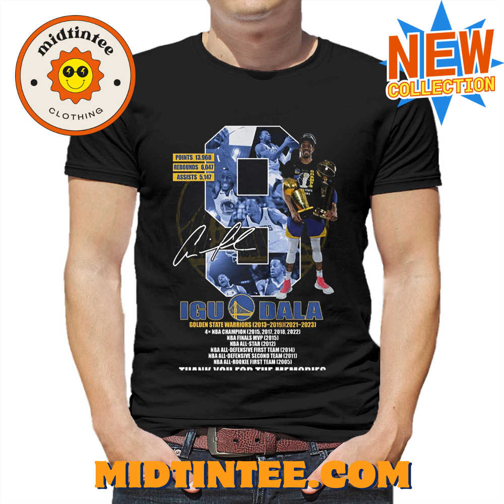 Iguodala Golden State Warriors 2013-2019 2021-2023 Thank You For The Memories T-shirt