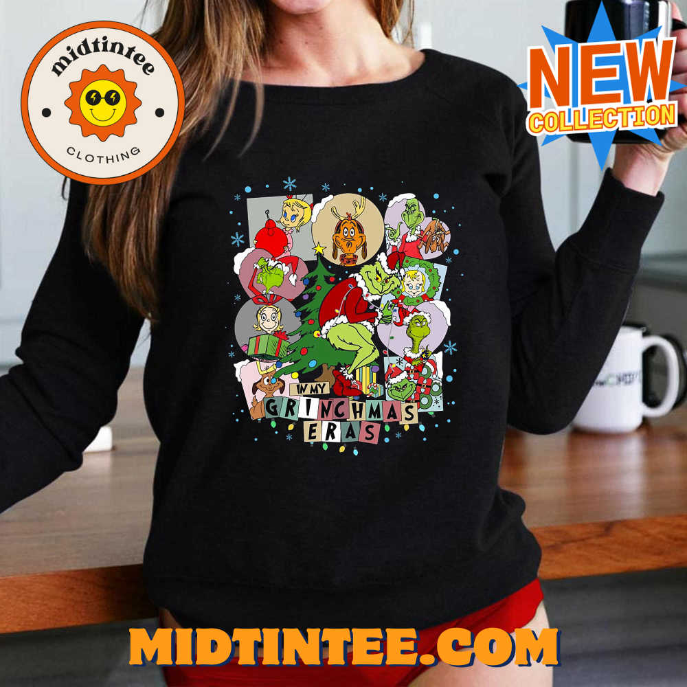 In My Grinchmas Eras Shirt Grinch Christmas Sweatshirt Tour