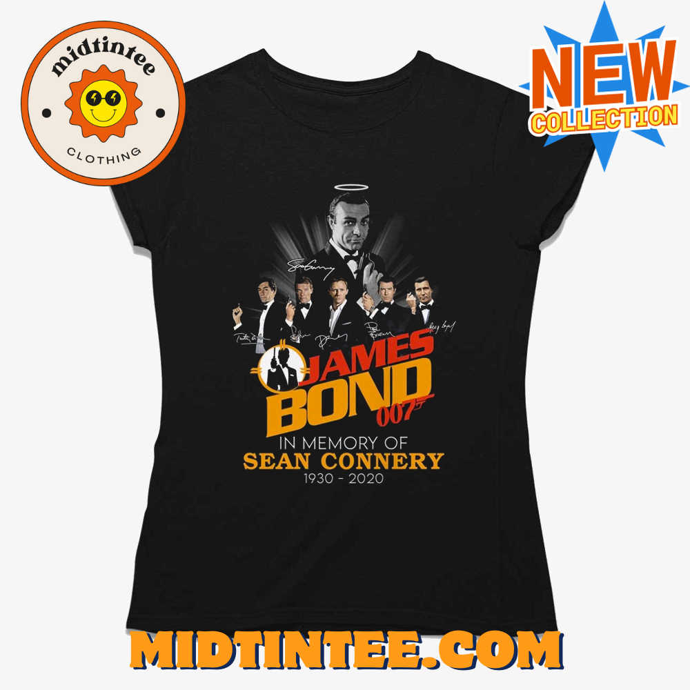 Jame Bond 007 In Memory Of Sean Connery 1930 – 2020 T-shirt