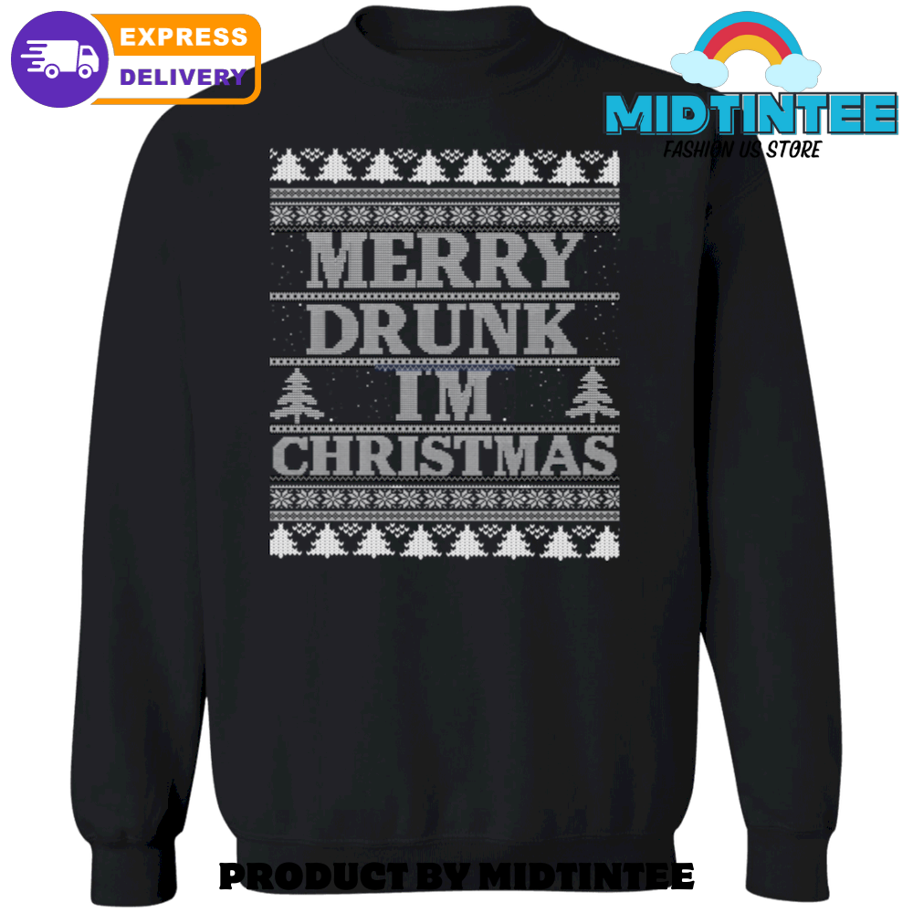 Merry Drunk Im Christmas Ugly Christmas Sweater1