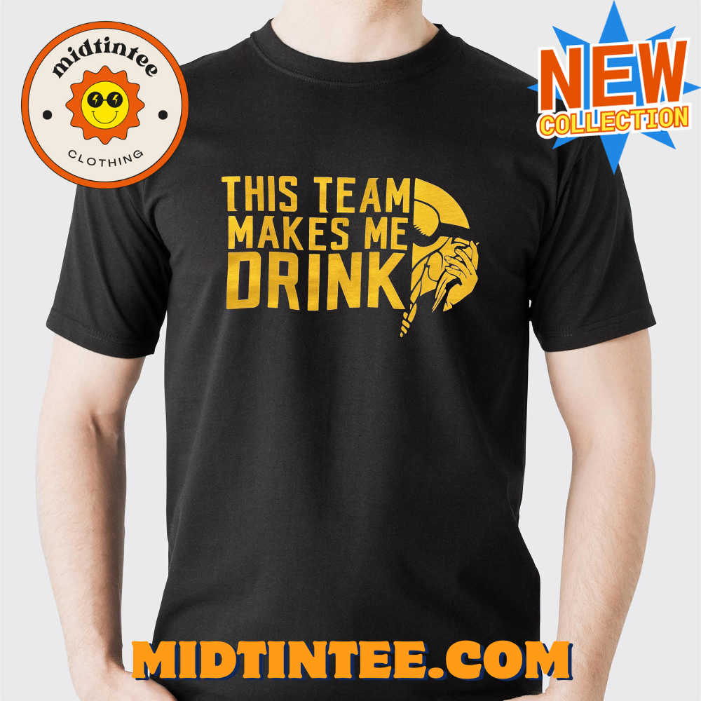 Minnesota Vikings This Team Makes Me Drink Shirt