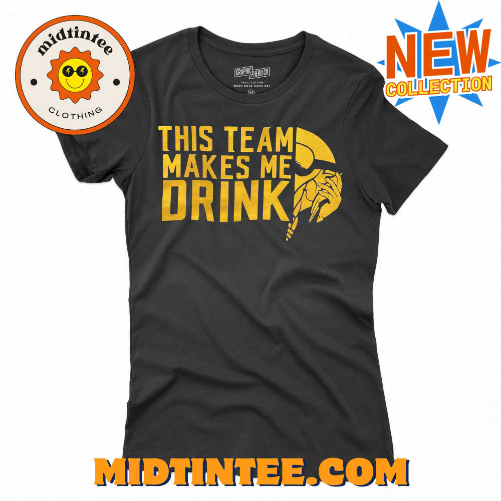 Minnesota Vikings This Team Makes Me Drink Shirt