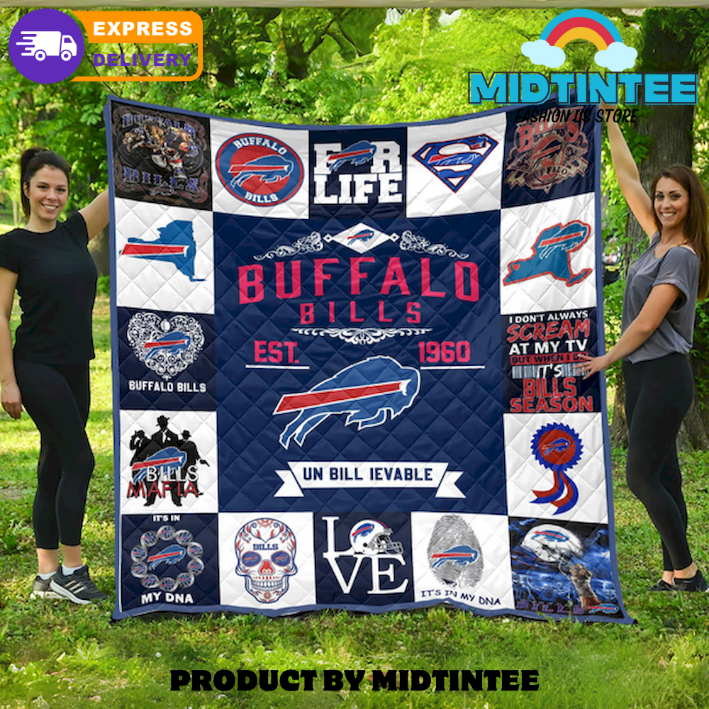 NFL Buffalo Bills Quilt Blanket