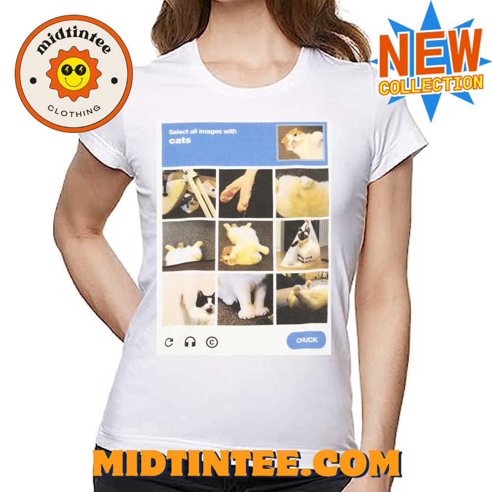 Recaptcha Cats Funny T-shirt