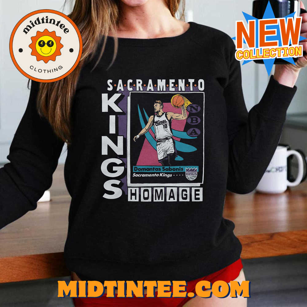 Sacramento Kings Trading Card Domantas Sabonis Shirt
