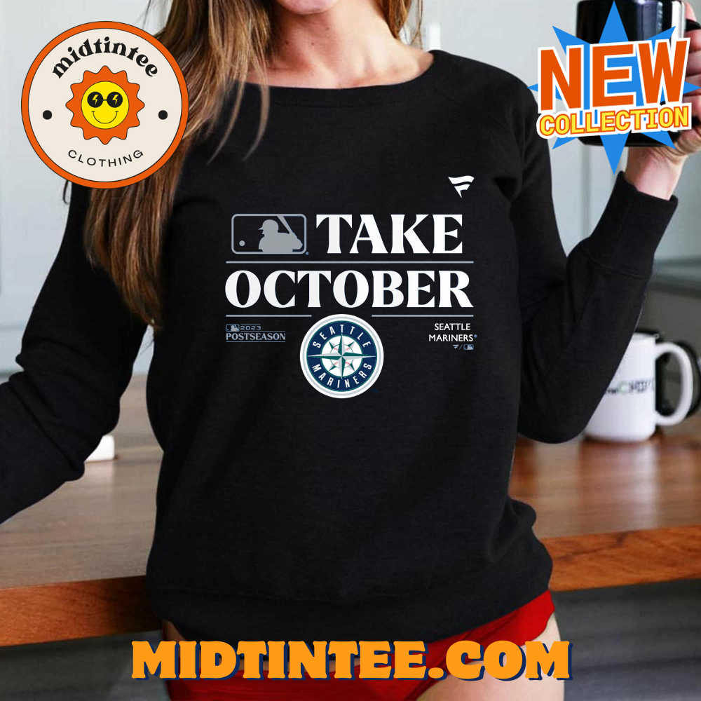 Seattle Mariners Fanatics Branded 2023 Postseason Locker Room T-shirt
