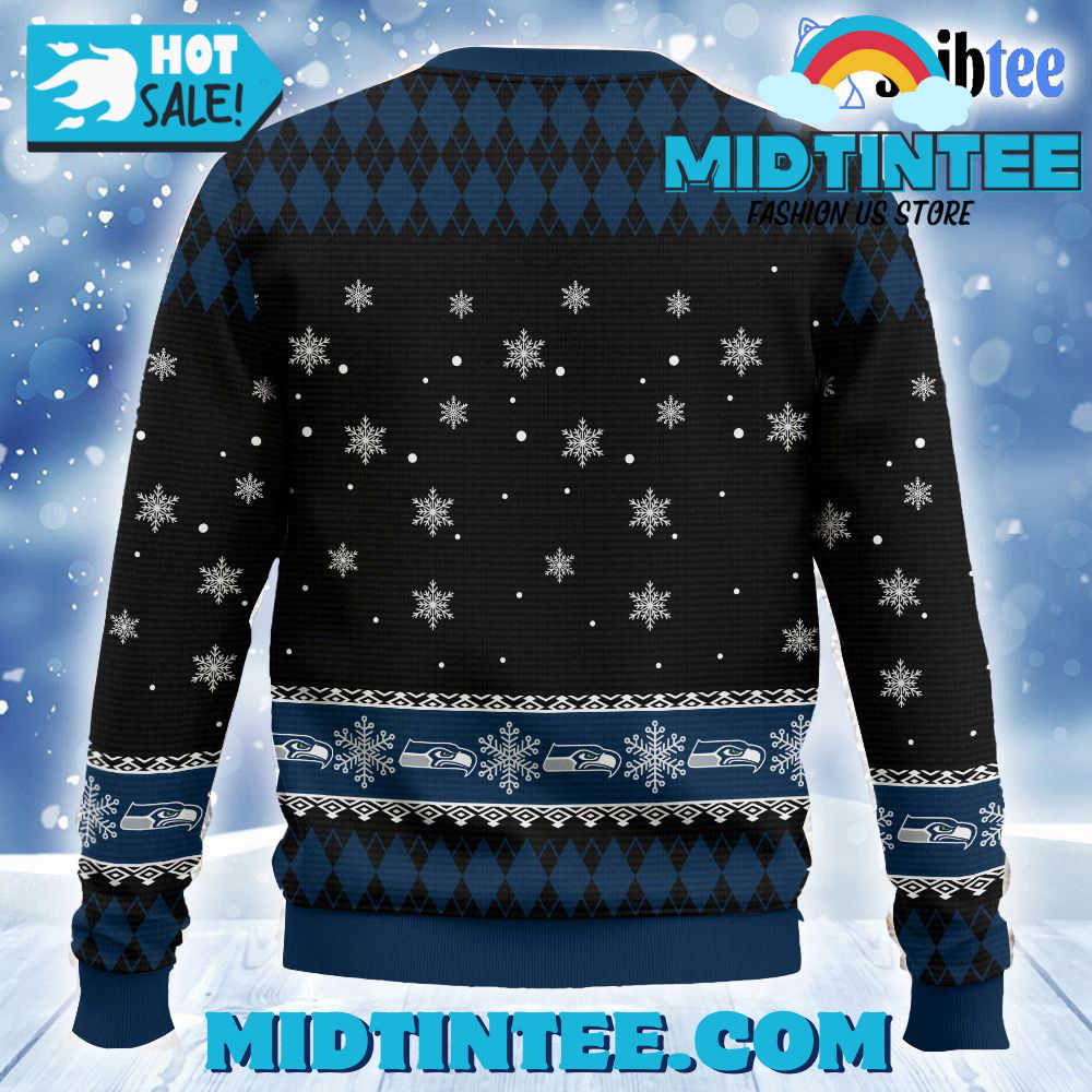 Seattle Seahawks Kissmyass Ugly Sweater