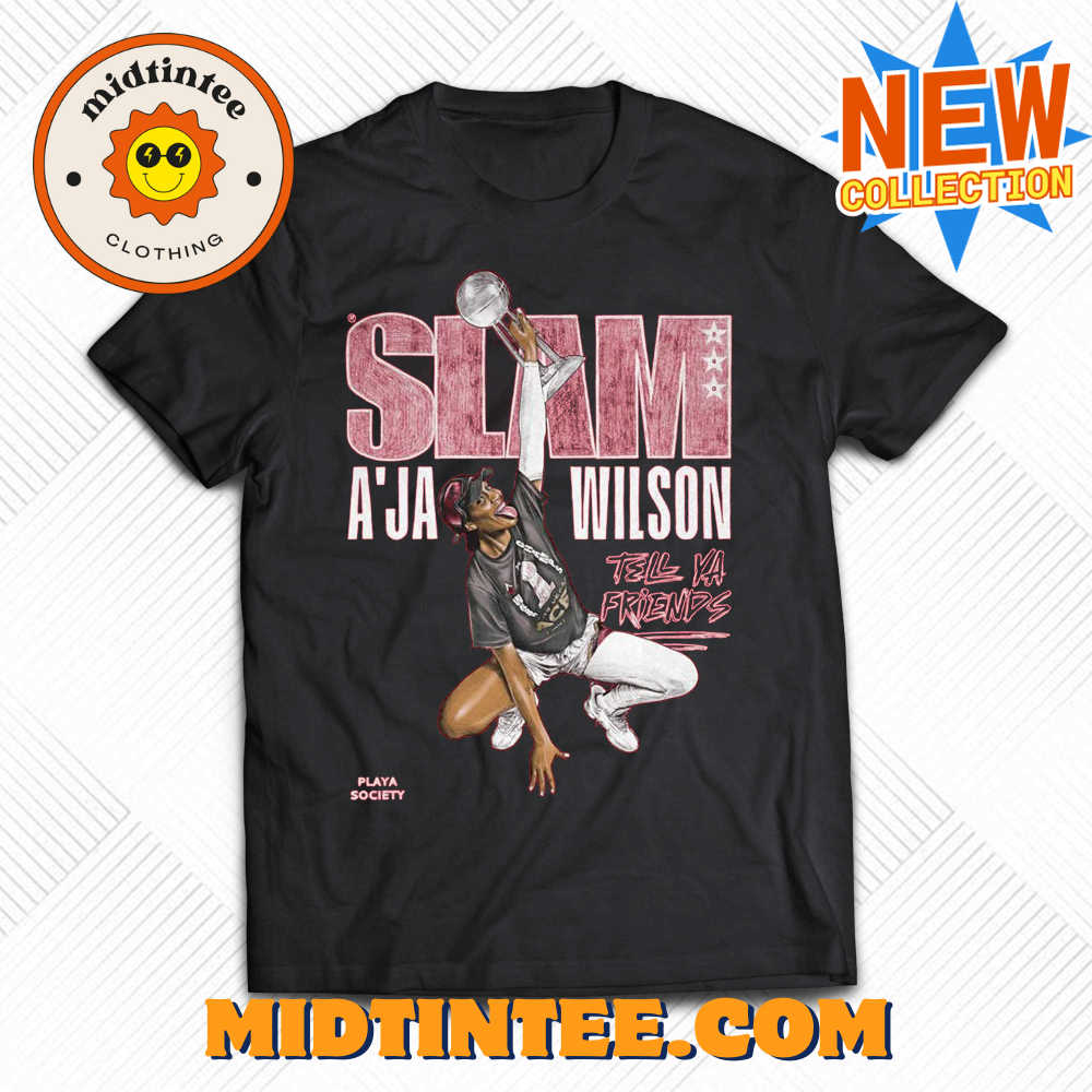 Slam A’ja Wilson Slam 240 Playa Society Shirt