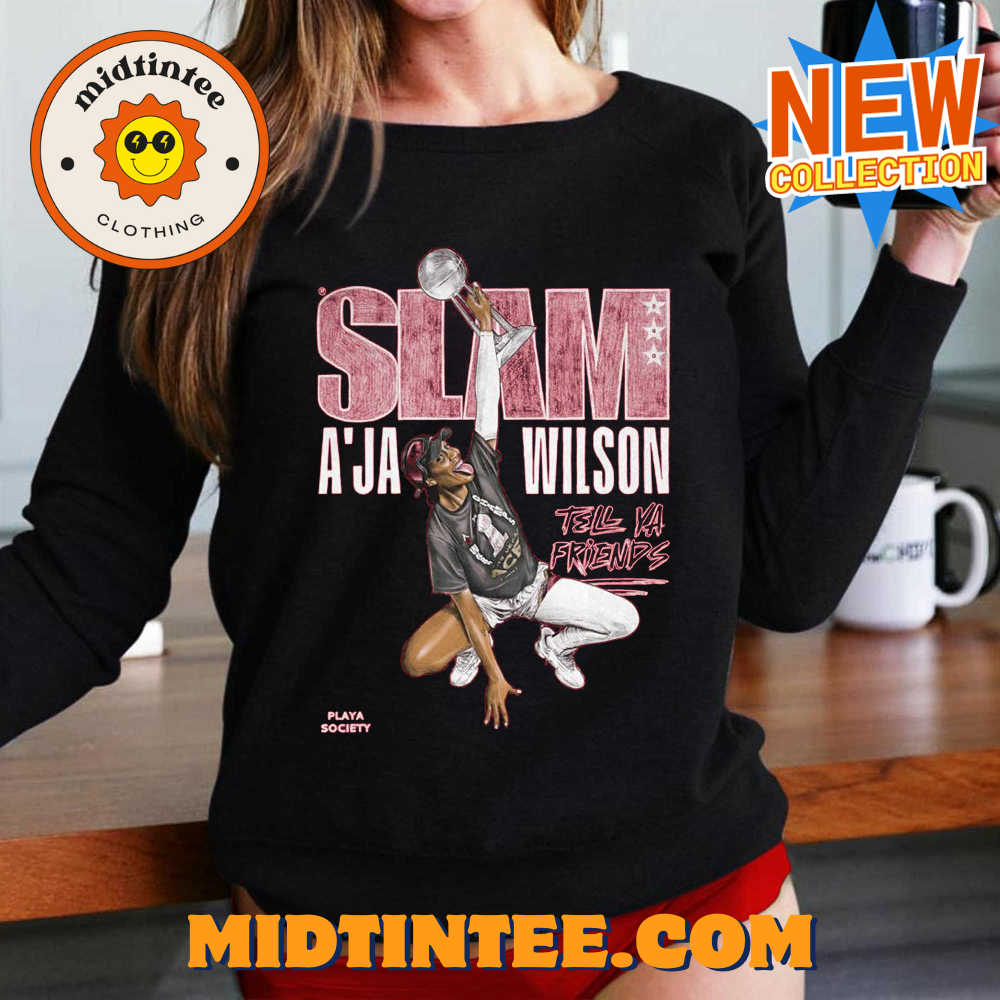 Slam A’ja Wilson Slam 240 Playa Society Shirt