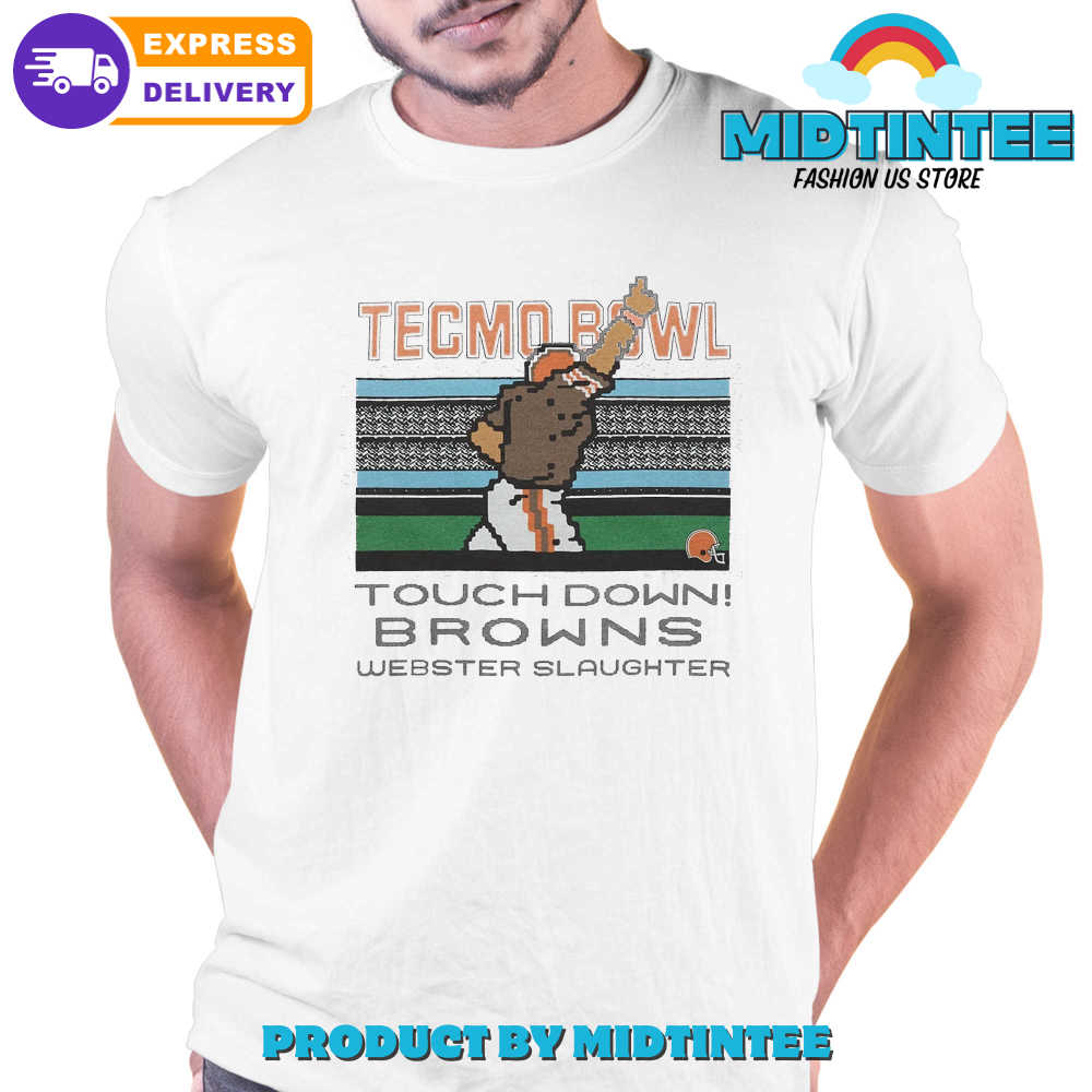 Tecmo Bowl Browns Webster Slaughter shirt