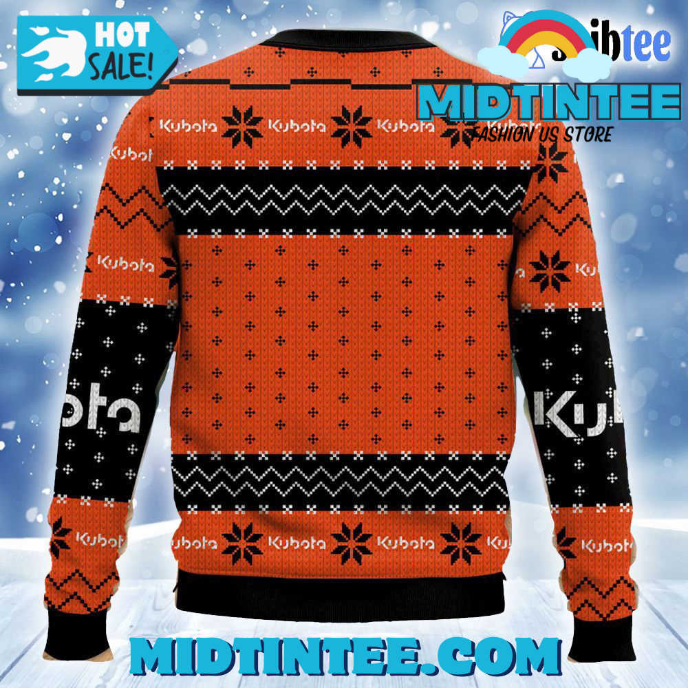 Tractor Kubota Ugly Christmas Sweater
