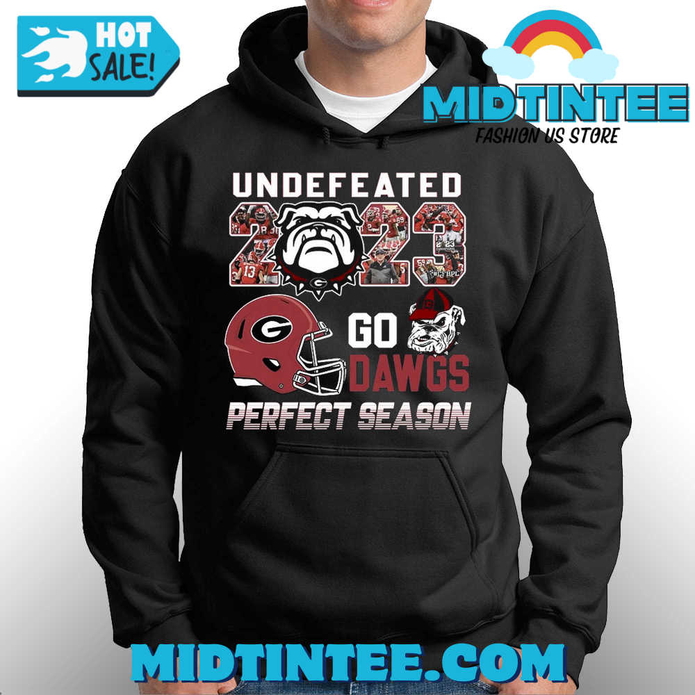 Undefeated 2023 Georgia Bulldogs Go Dawgs Perfect Season T-Shirt