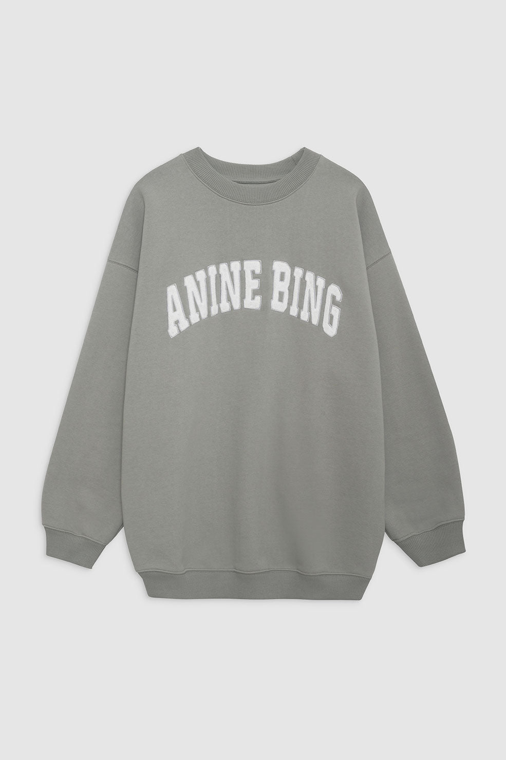 Anine Bing Tyler Sweatshirt Storm Grey1 (2)