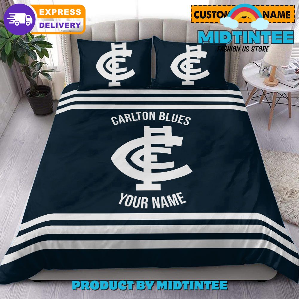 Carlton Blues AFL Personalized Bedding Set