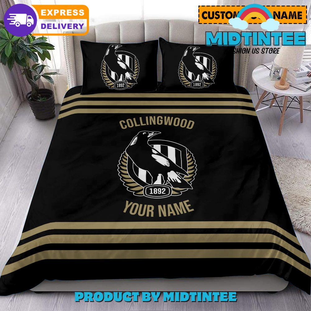 Collingwood Magpies AFL Personalized Bedding Set