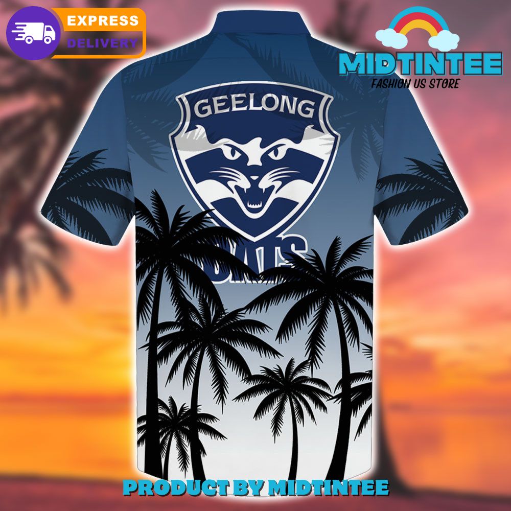 Geelong Cats AFL Summer Hawaiian Shirt