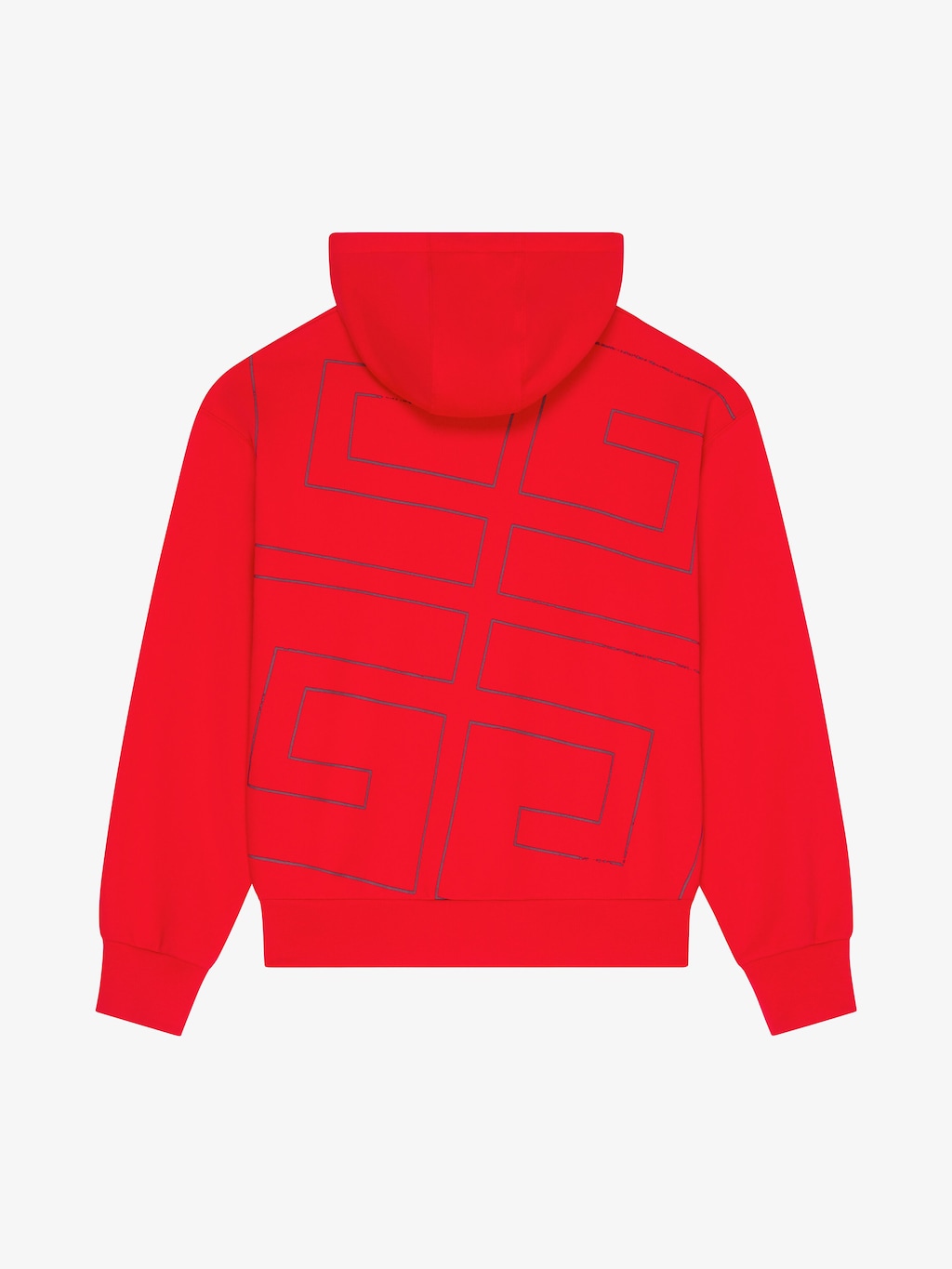 Givenchy 4G Boxy Fit Hoodie In Fleece Midtintee