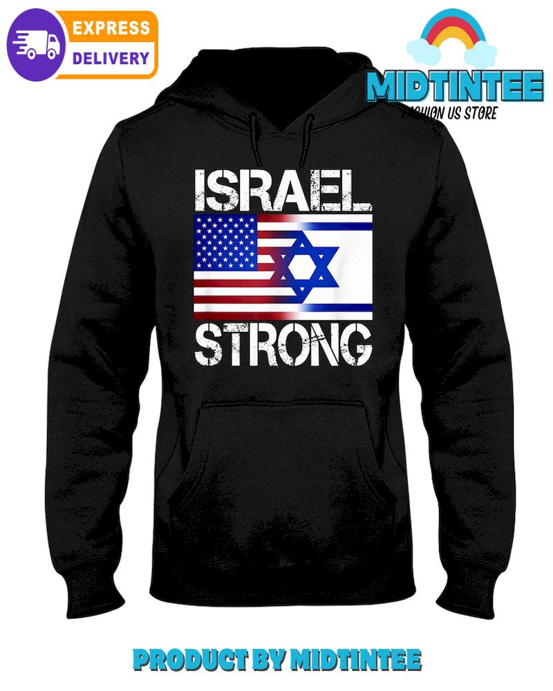 Israel Strong Flag Hoodie1