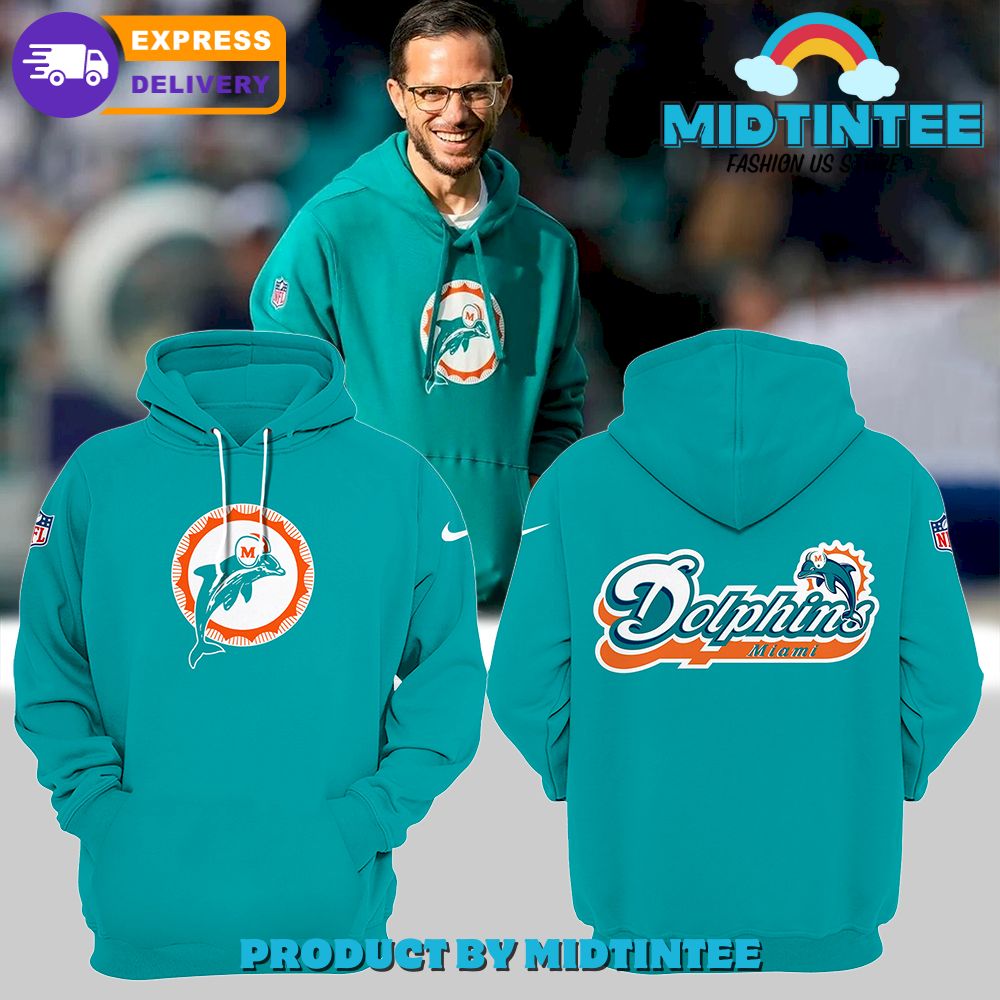 Miami Dolphins Football Coach NFL Hoodie - Midtintee