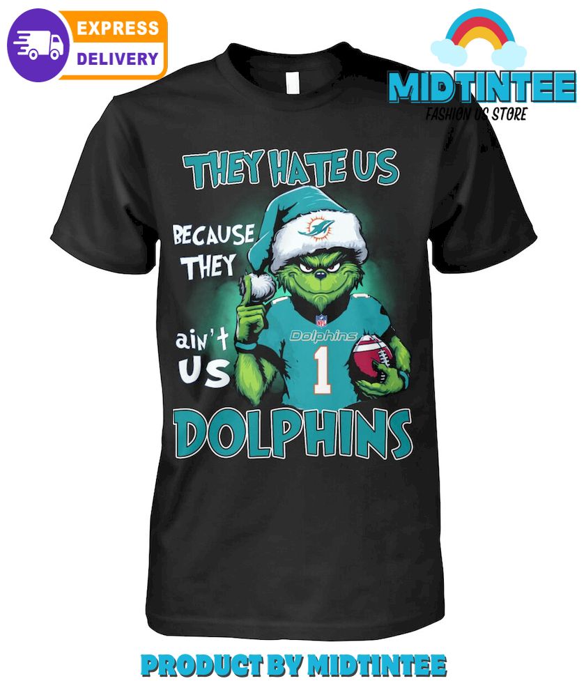 Miami Dolphins Santa Grinch T Shirt1