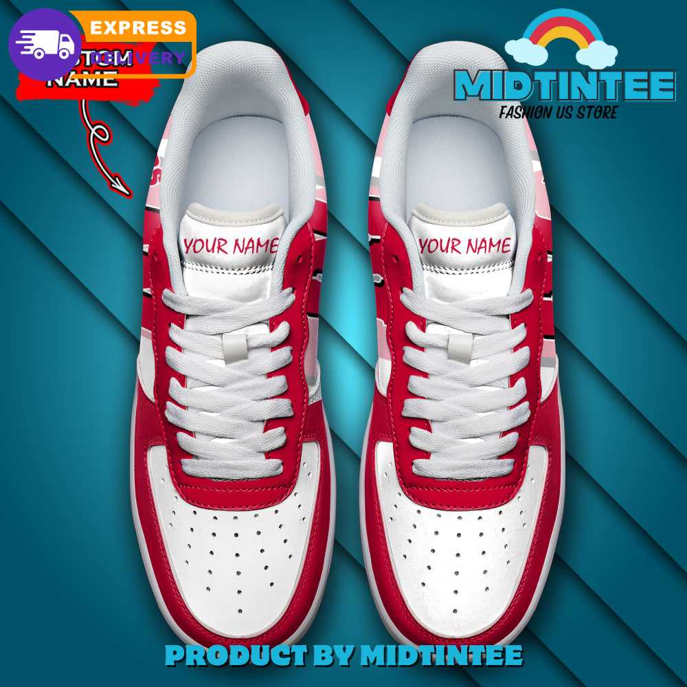 NCAA Wisconsin Badgers Personalized Air Force 1 Sneaker