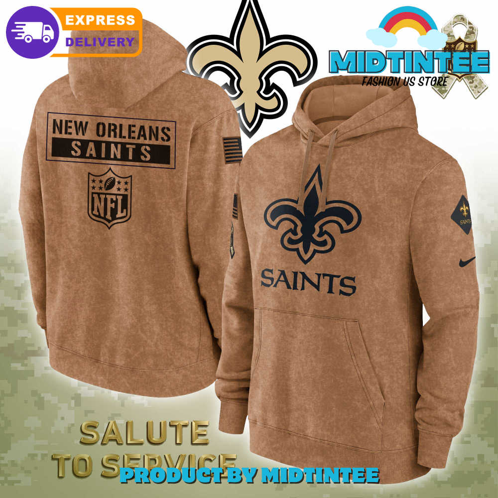 Saints 2024 salute hoodie