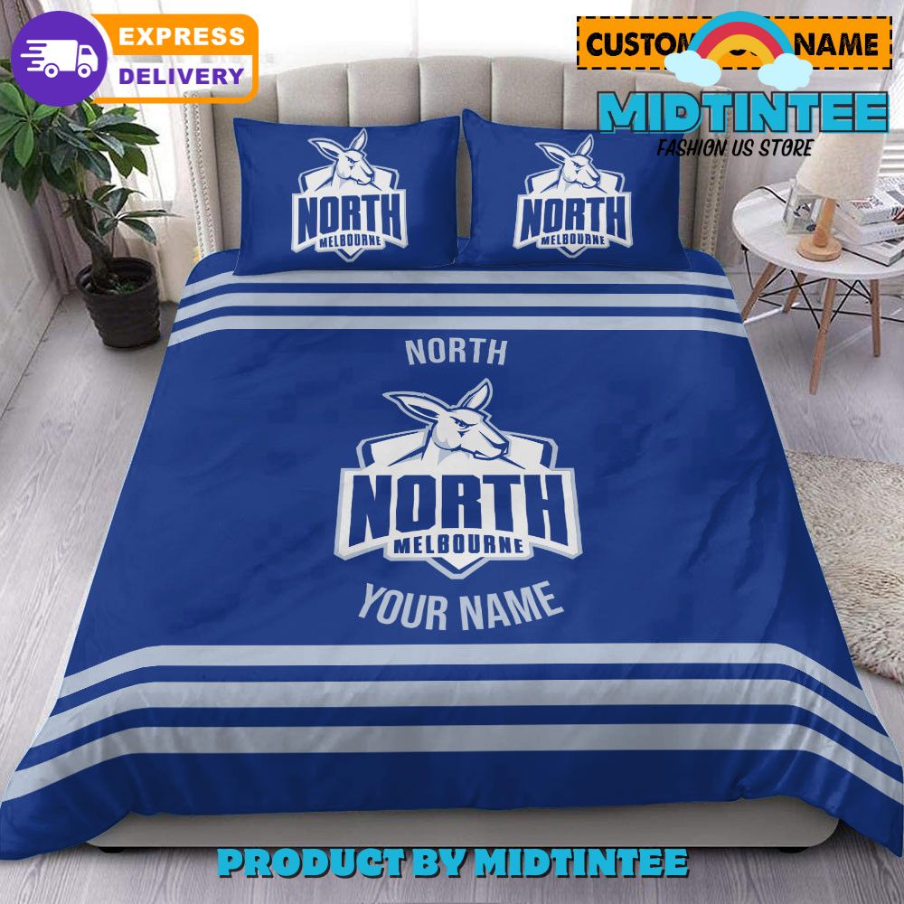 North Melbourne AFL Personalized Bedding Set