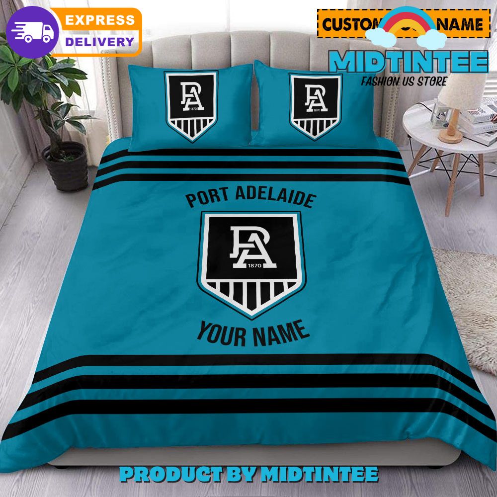 Port Adelaide Power AFL Personalized Bedding Set