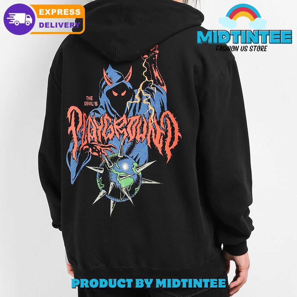 Samborghini Devil S Playground Black Hoodie