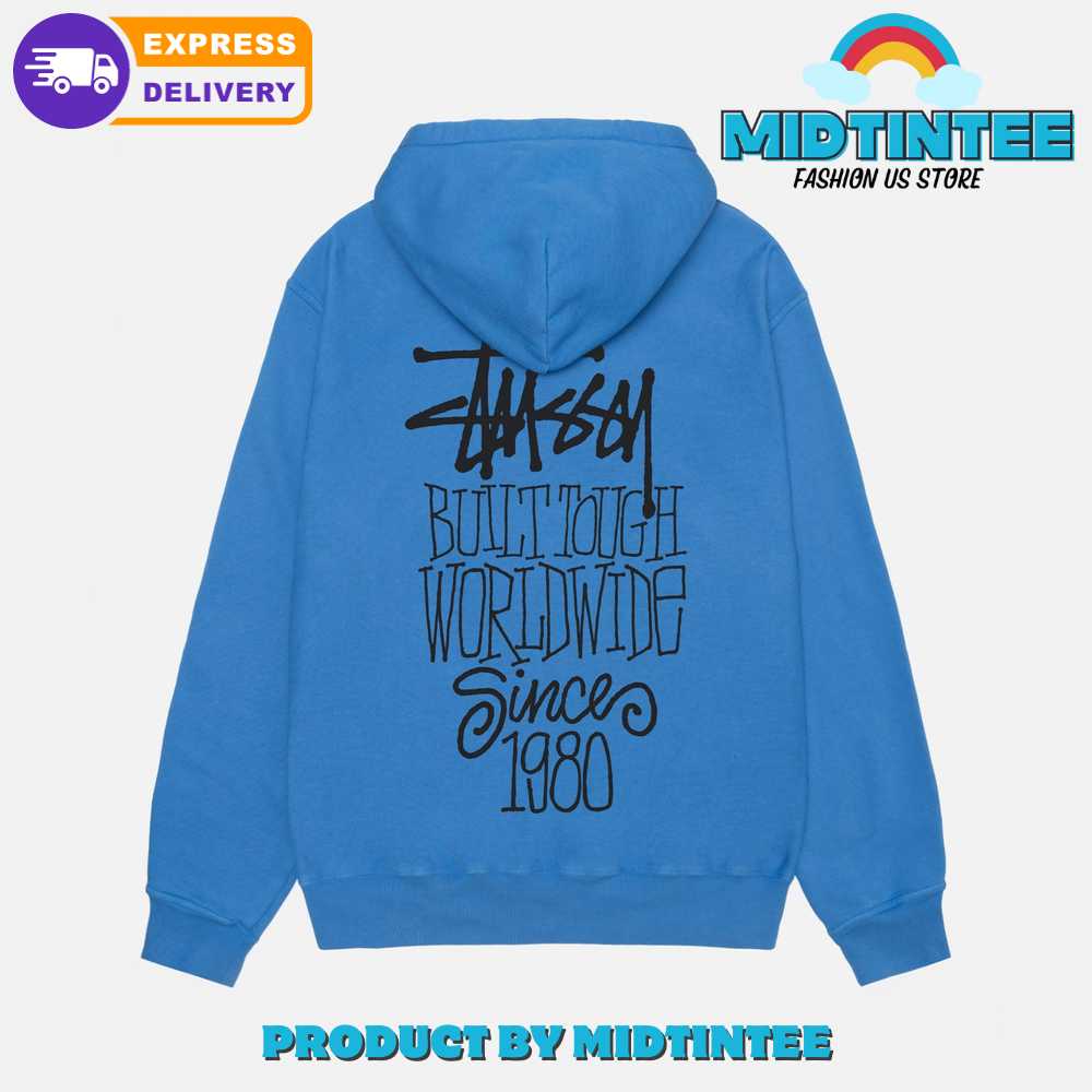 Basic Stussy Hoodie Pigment Dyed - Stussy Official, Free Shipping