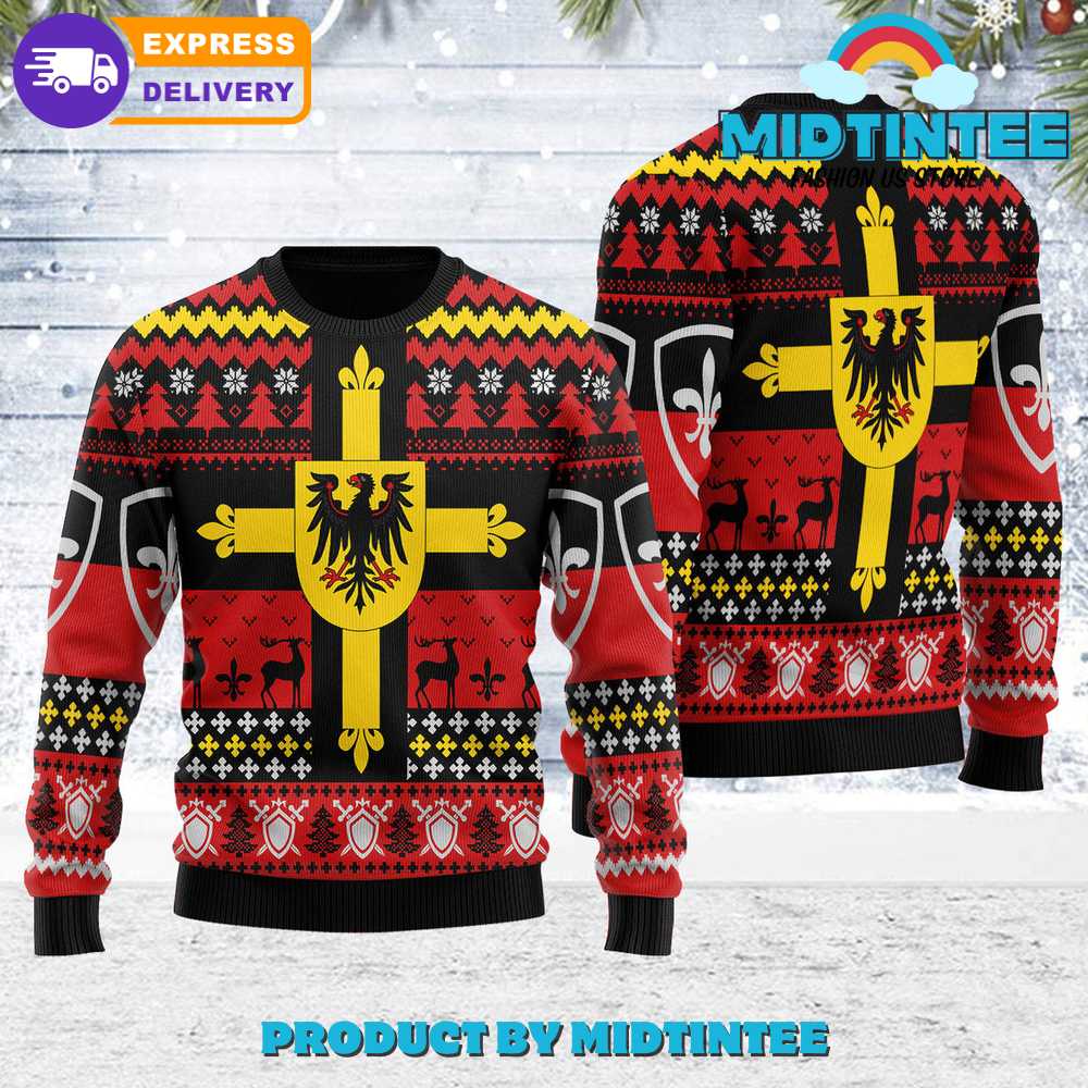 Teutonic Knights Christmas Ugly Sweater