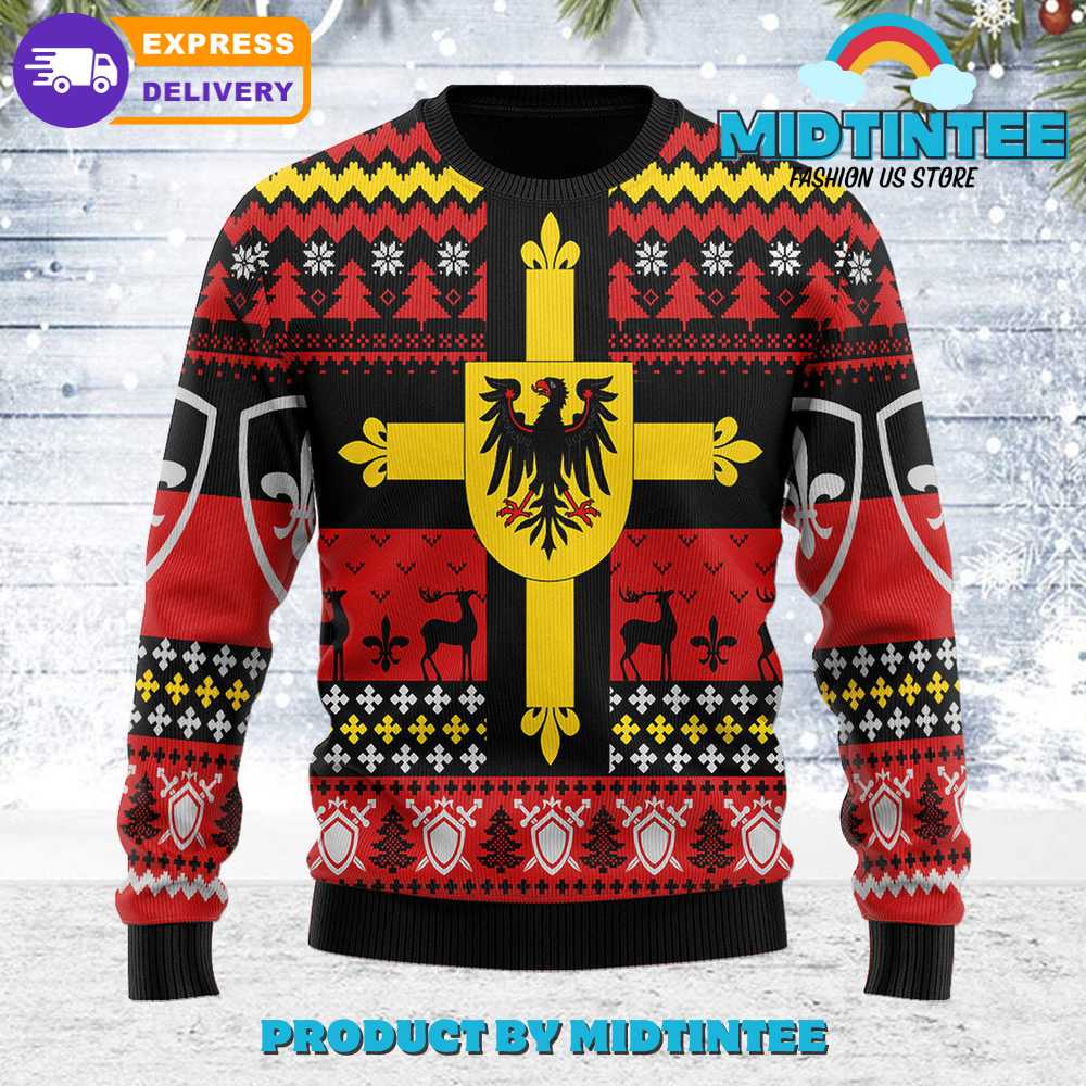 Teutonic Knights Christmas Ugly Sweater