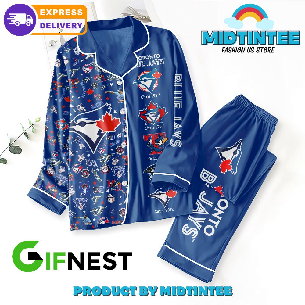 Toronto Blue Jays MLB Team Pajamas Set1