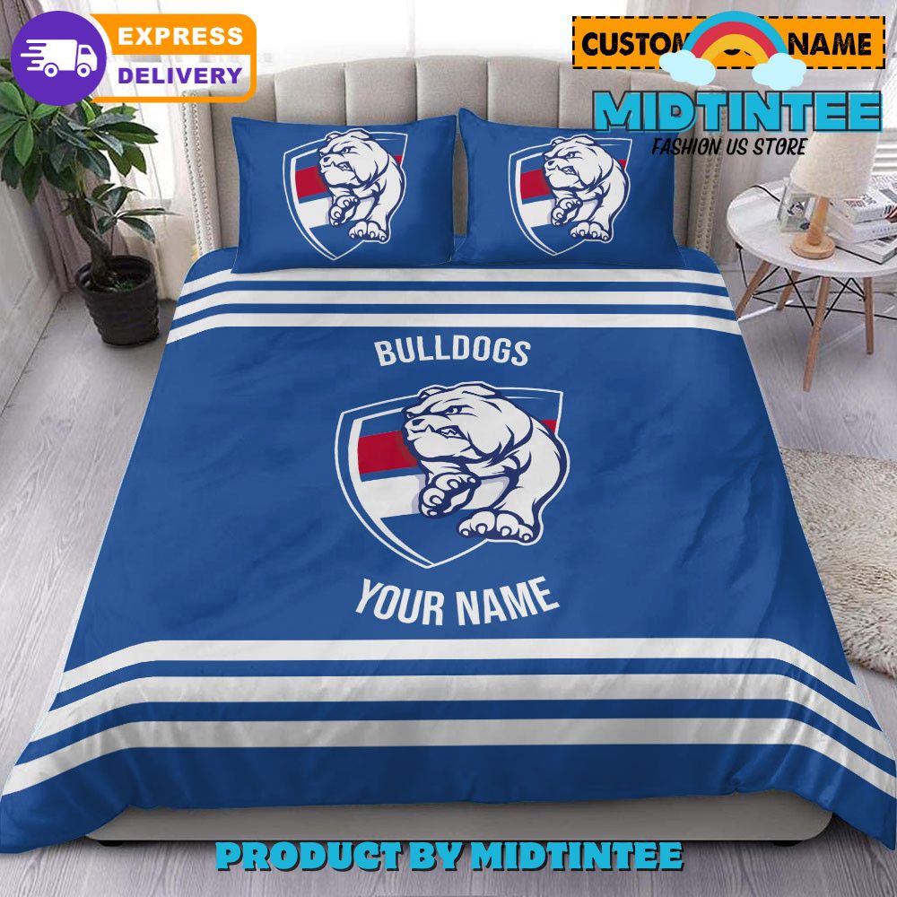 Western Bulldogs AFL Personalized Bedding Set