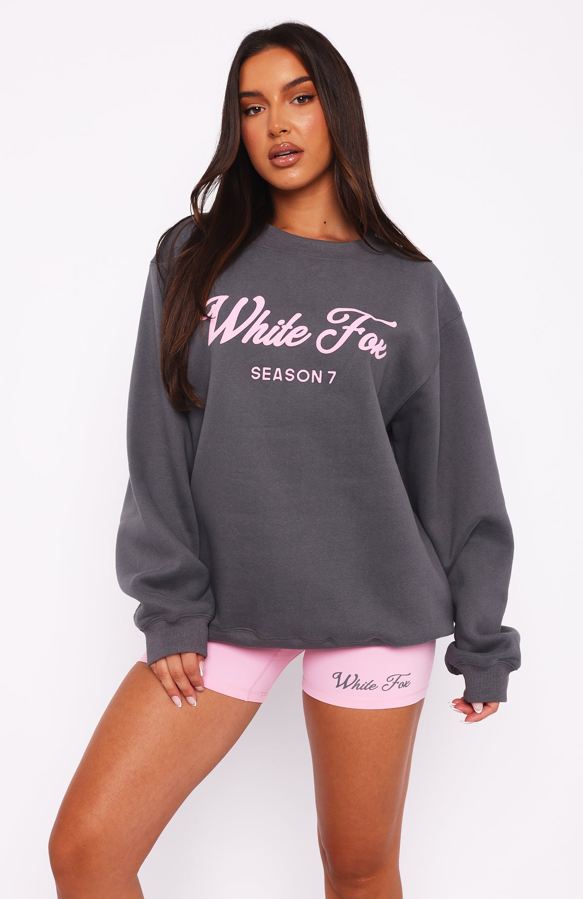 White Fox Season 7 Oversized Sweater Monument1