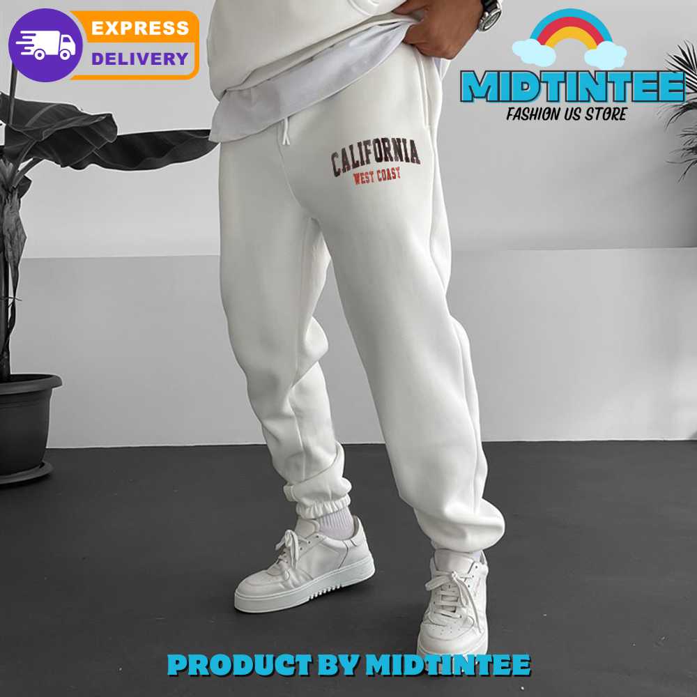 Clean California Print Oakland Fleece Sweatpants
