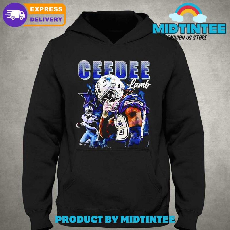 Dallas Cowboys Ceedee Lamb Picture Collage Hoodie - Midtintee